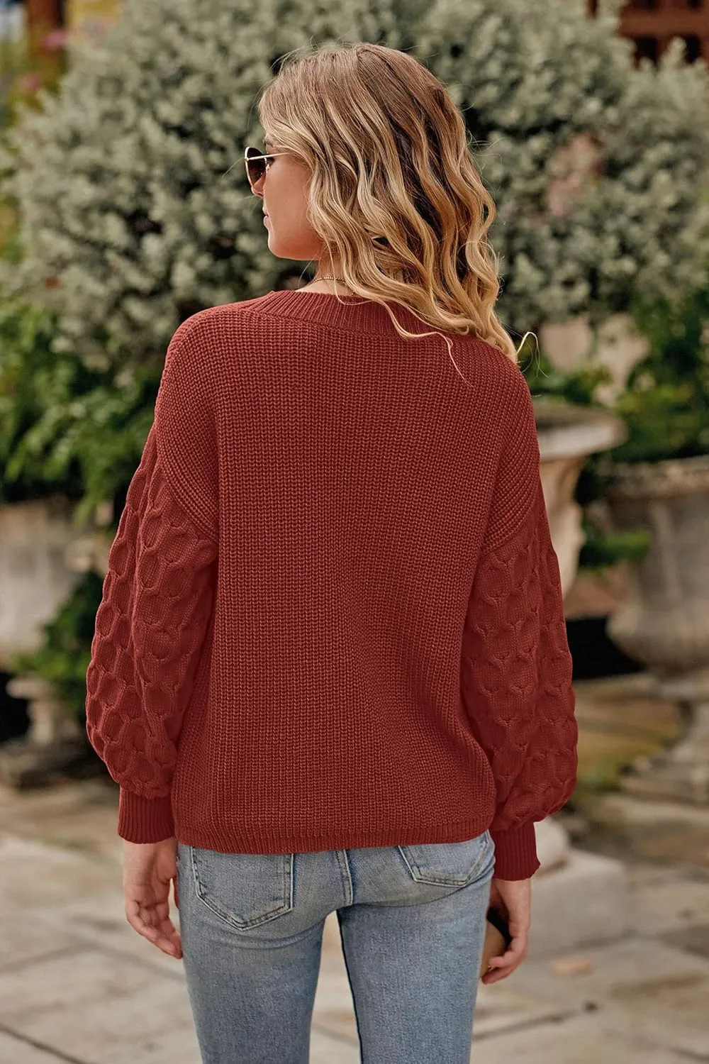 PRETTYGARDEN Women's 2025 Winter Pullover Sweater Casual Long Sleeve Crewneck Loose Chunky Knit Jumper Tops Blouse