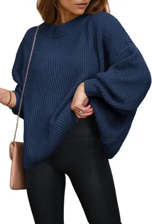 PRETTYGARDEN Womens Sweaters Fall 2025 Oversized Chunky Knitted Pullover Sweater Casual Long Sleeve Crewneck Cute Sweaters