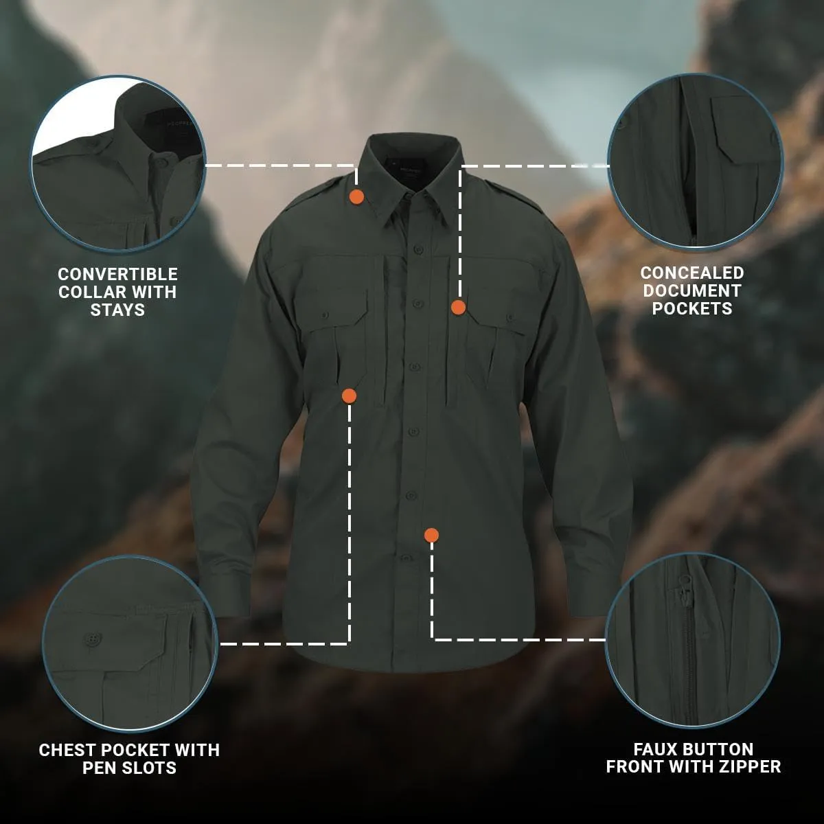 Propper Men's Long Sleeve Tactical Shirt