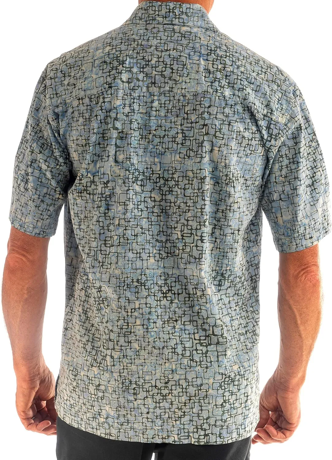 Purple Dusk Tropical Hawaiian Batik Shirt