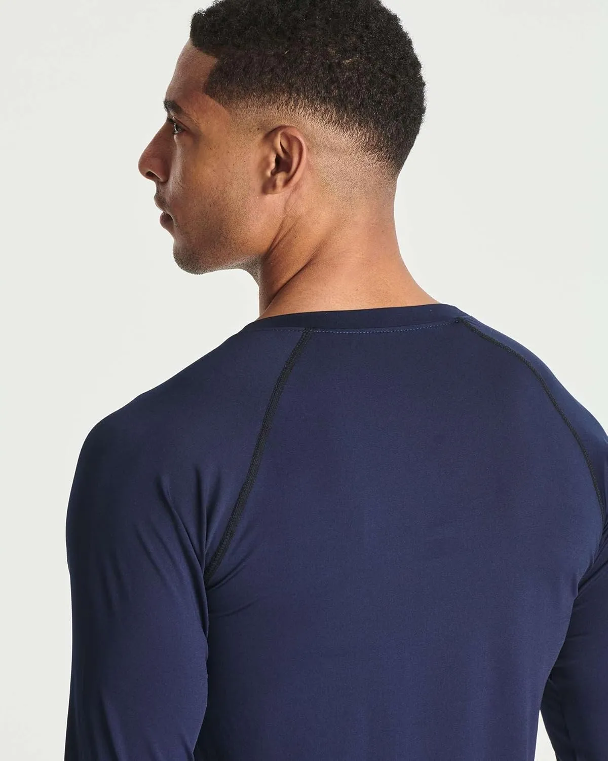 Real Essentials 4 Pack: Men's Compression Long-Sleeve T-Shirt Athletic Cold Weather Baselayer (Available in Big & Tall)