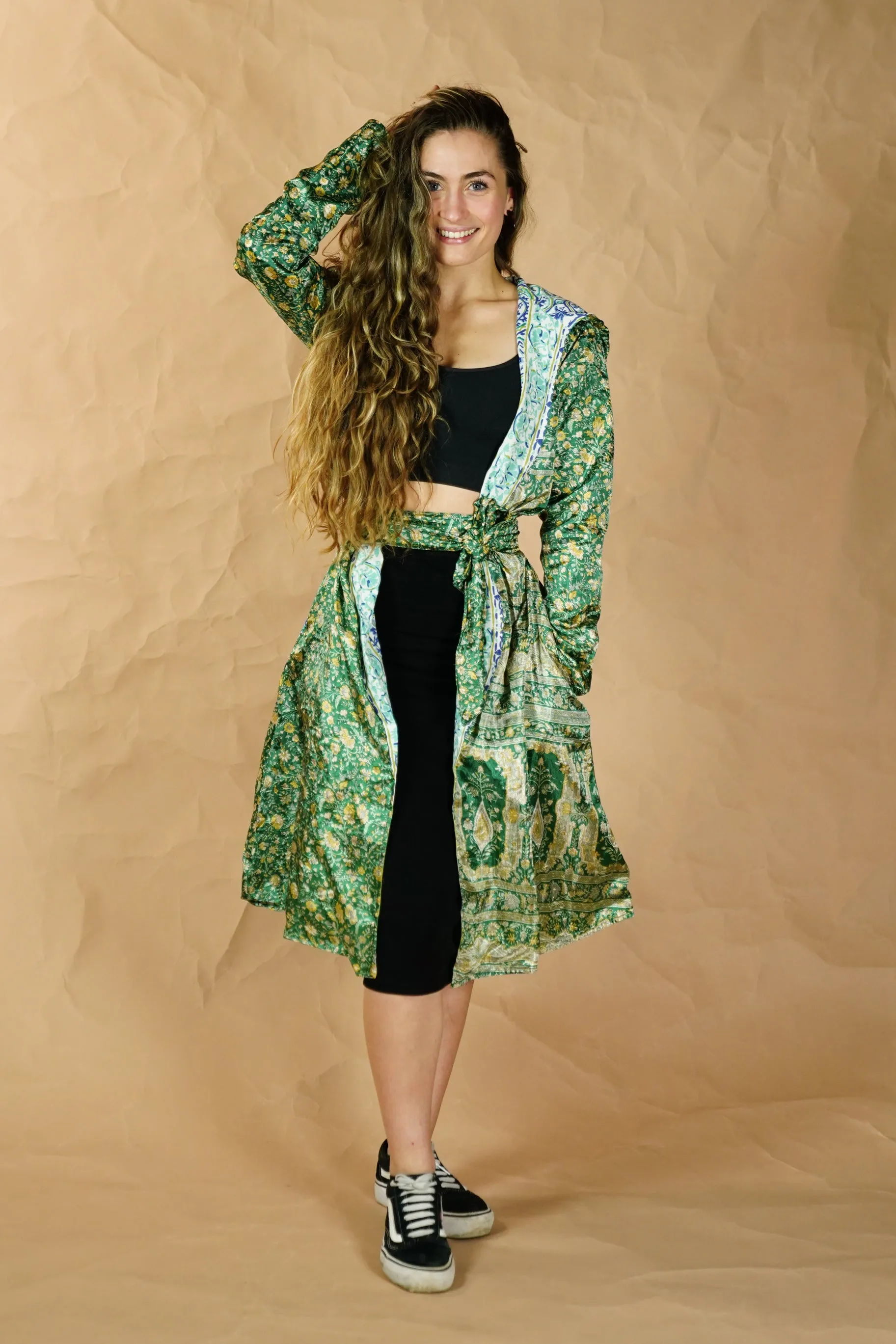 Reversible Jacket ‘Isa’ • XS/S • short • cotton lining