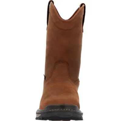 Rocky Rams Horn Pull On Brown Men's