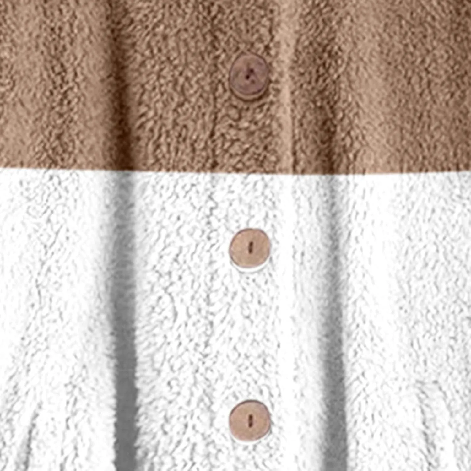 SHAOBGE Front Coat Women's Spliced Button Pocket Split Fashion Casual Long Sleeve Plush Coat Women plus Size Coats