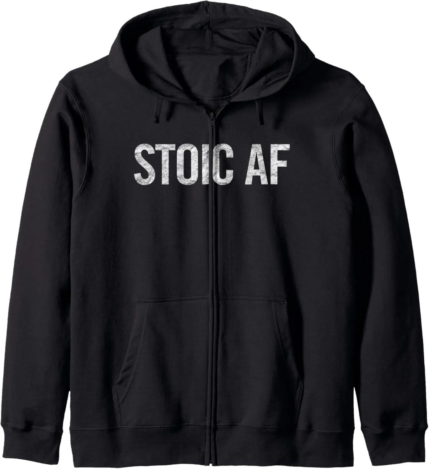 Stoic AF T-shirt Zip Hoodie