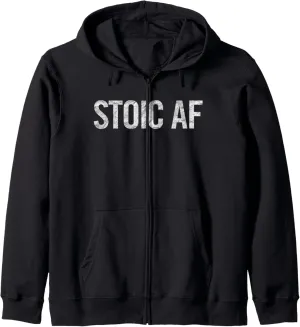 Stoic AF T-shirt Zip Hoodie