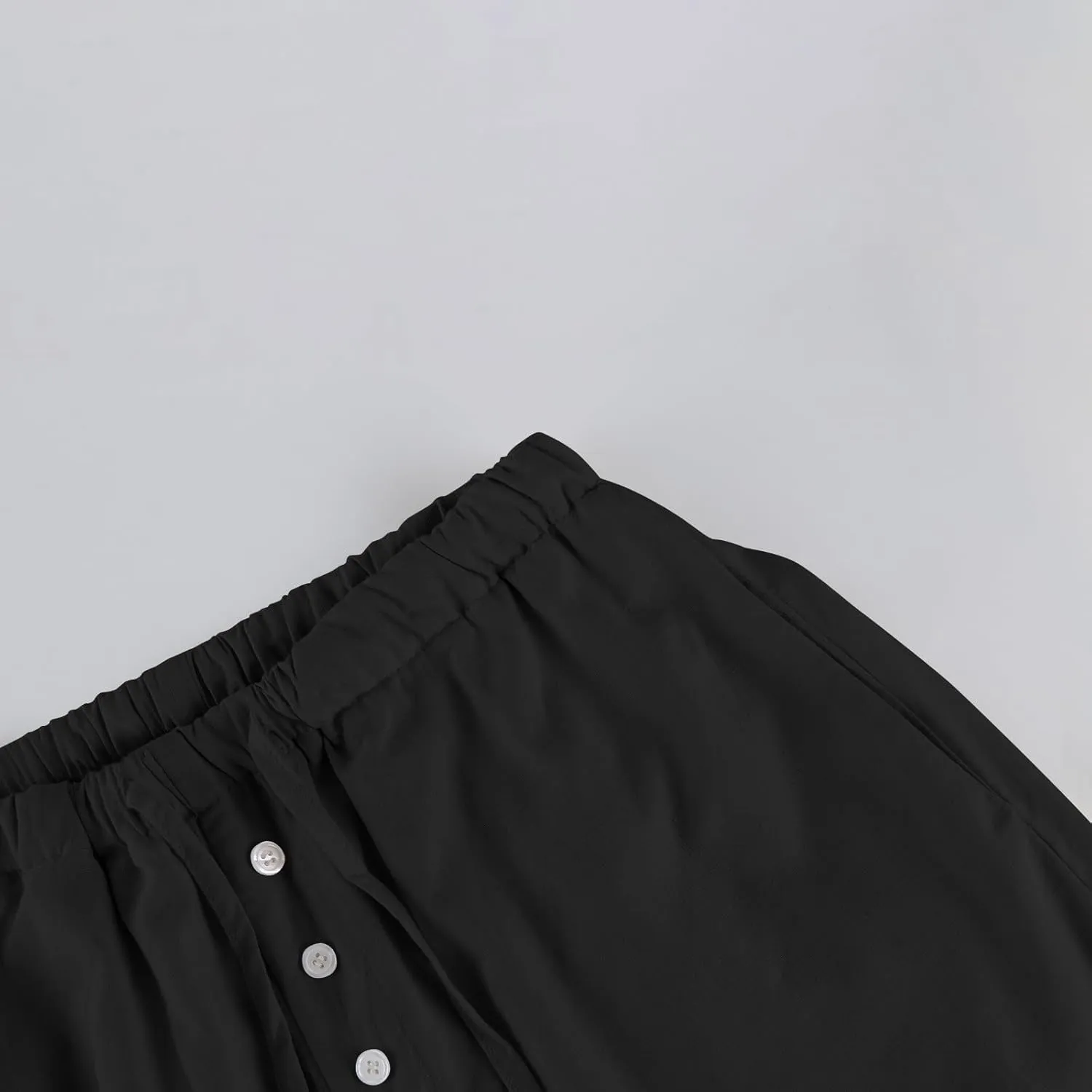 Summer Pants for Women Baggy Linen Elastic 2025 Pants Wide Leg Beach High Waisted with Pocket Solid Outfit Resort Wear
