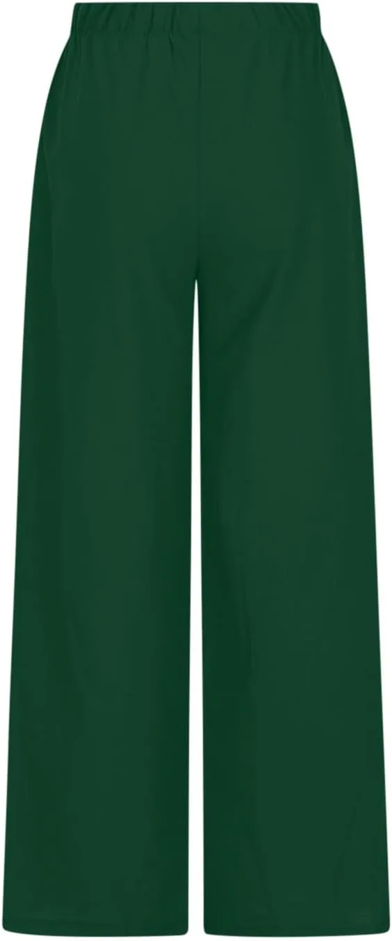 TARIENDY Womens Pants Wide Leg Dressy Casual Womens high Waisted Pants Elastic Drawstring Trousers Beach Casual Outfits