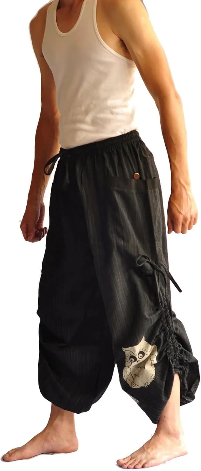 Thai Pants, Hakama Pants, Harem Pants Men, Thai Fisherman Pants, Japanese Pants, Harem Pants