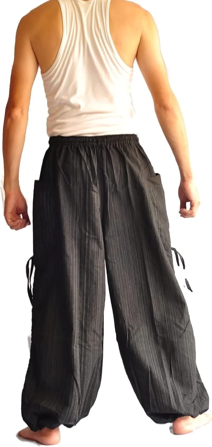 Thai Pants, Hakama Pants, Harem Pants Men, Thai Fisherman Pants, Japanese Pants, Harem Pants