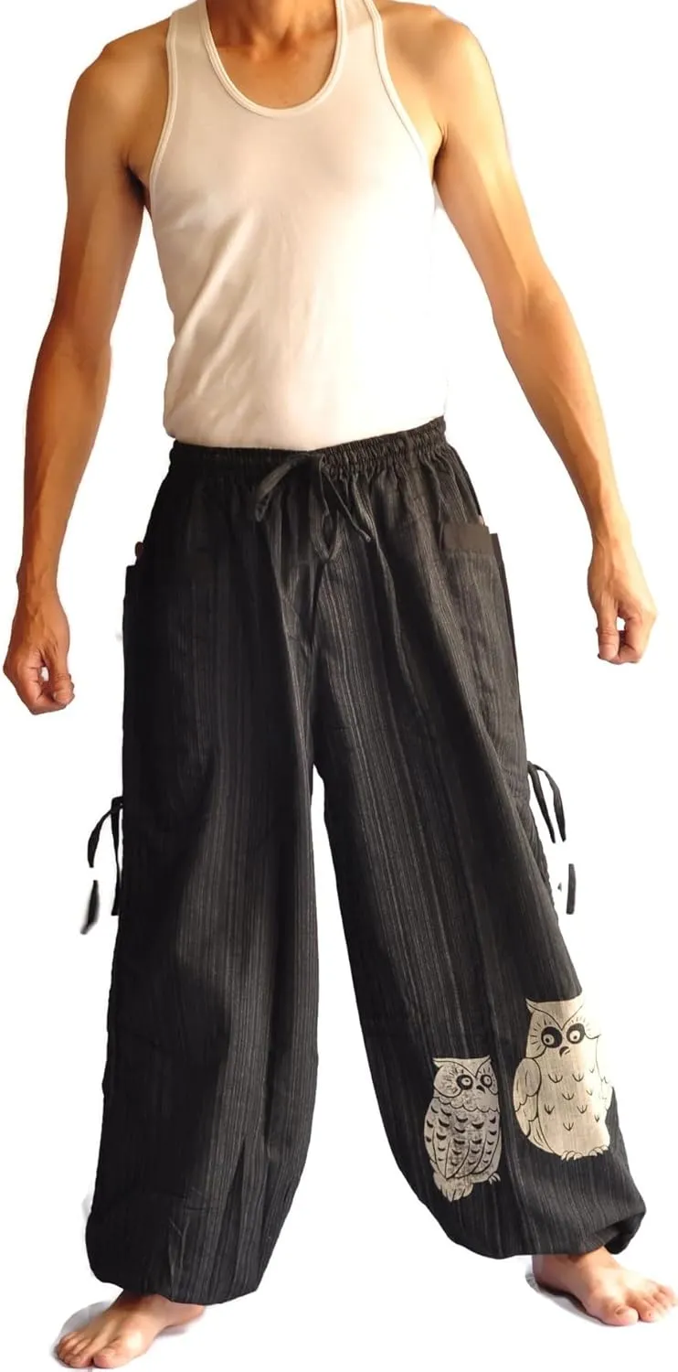 Thai Pants, Hakama Pants, Harem Pants Men, Thai Fisherman Pants, Japanese Pants, Harem Pants
