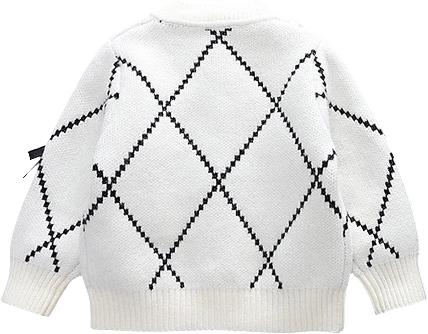 Toddler Girls Cardigan Sweater Button Knit Sweater Kids Bowknot Size 2-7T