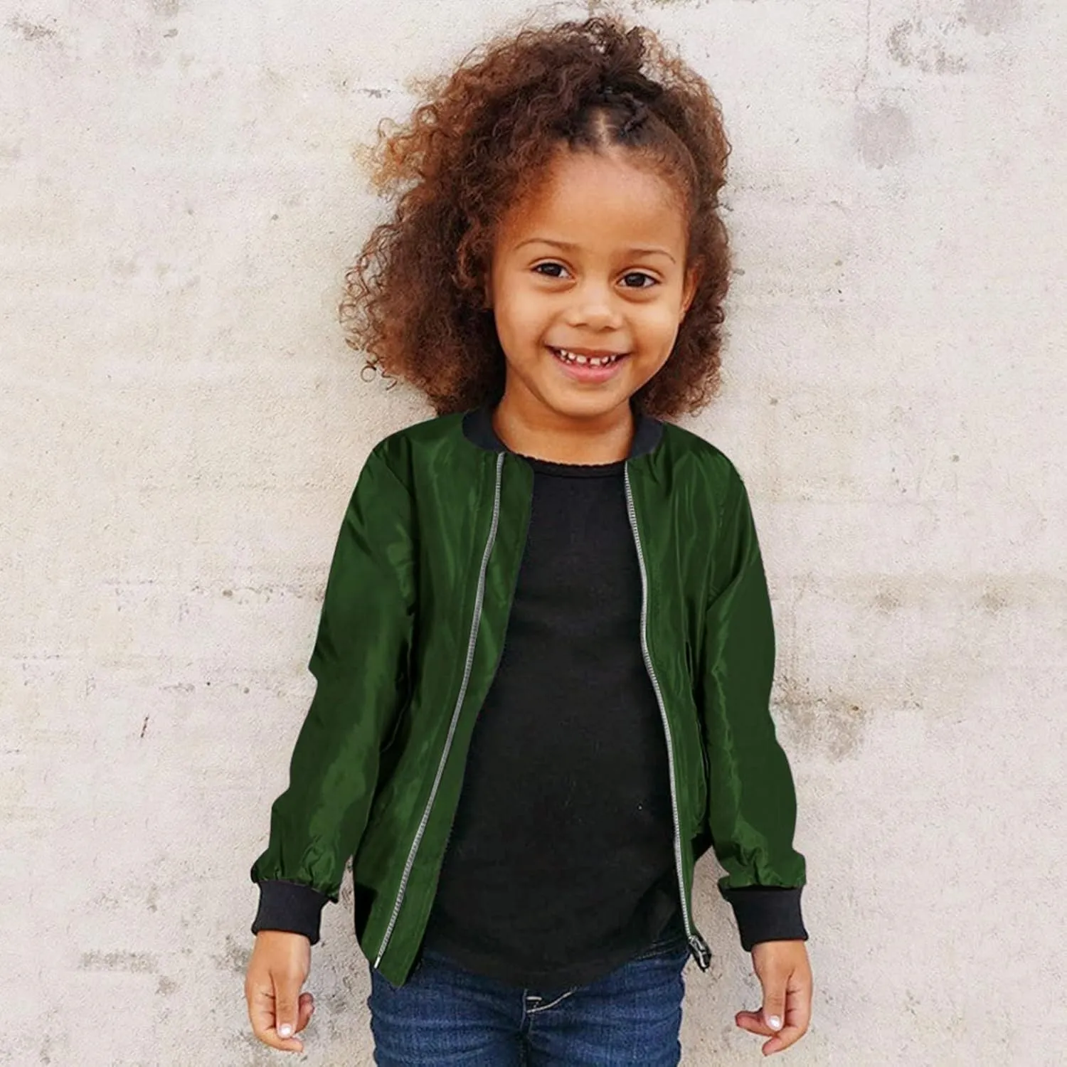 Toddler Girls Coats Faux Leather Jacket Zipper Outerwear Winter Clothes Motorcycle Winter Outwear PU Jacket