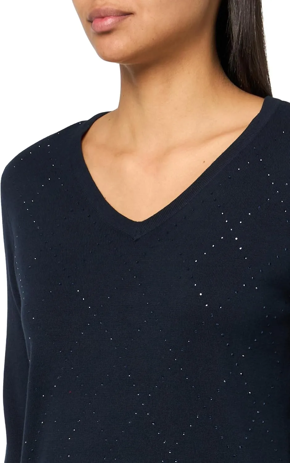 Tommy Hilfiger Womens Cable-Knit Knit Sweater