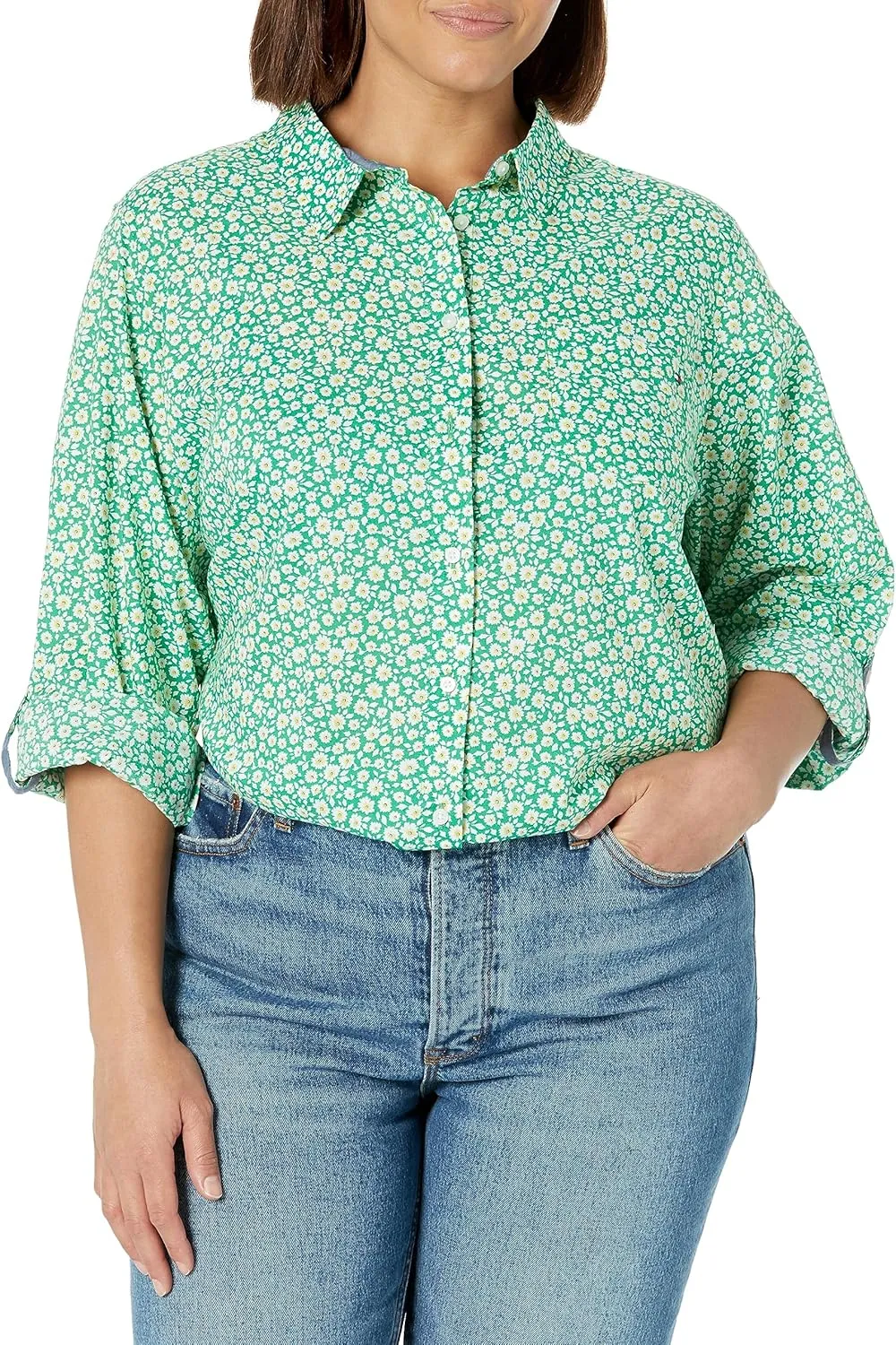 Tommy Hilfiger Women's Roll Tab Shirt