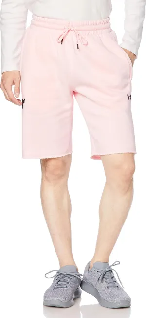 Under Armour Men's Sweatpant Shorts Cotton/Polyester Blend Project Rock Charged Cotton Fleece Shorts