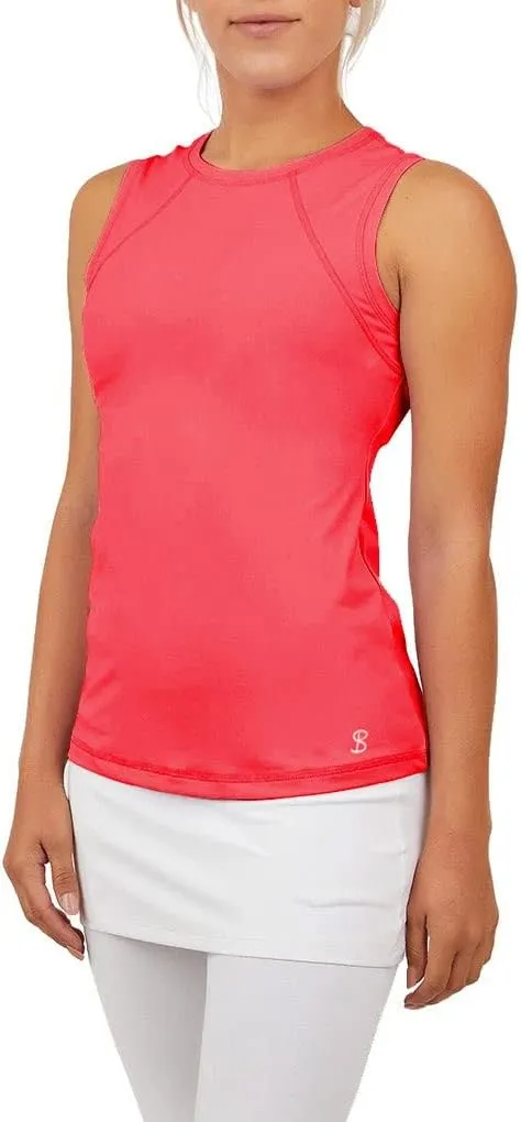 UV Colors Womens Sleeveless Tennis Shirt