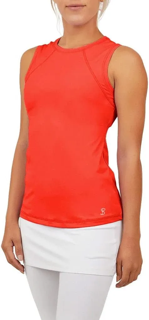 UV Colors Womens Sleeveless Tennis Shirt