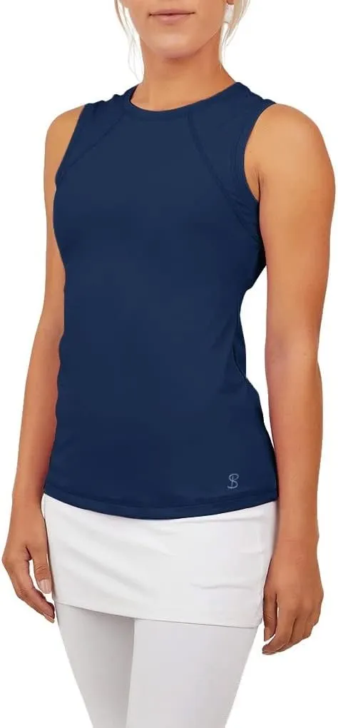 UV Colors Womens Sleeveless Tennis Shirt
