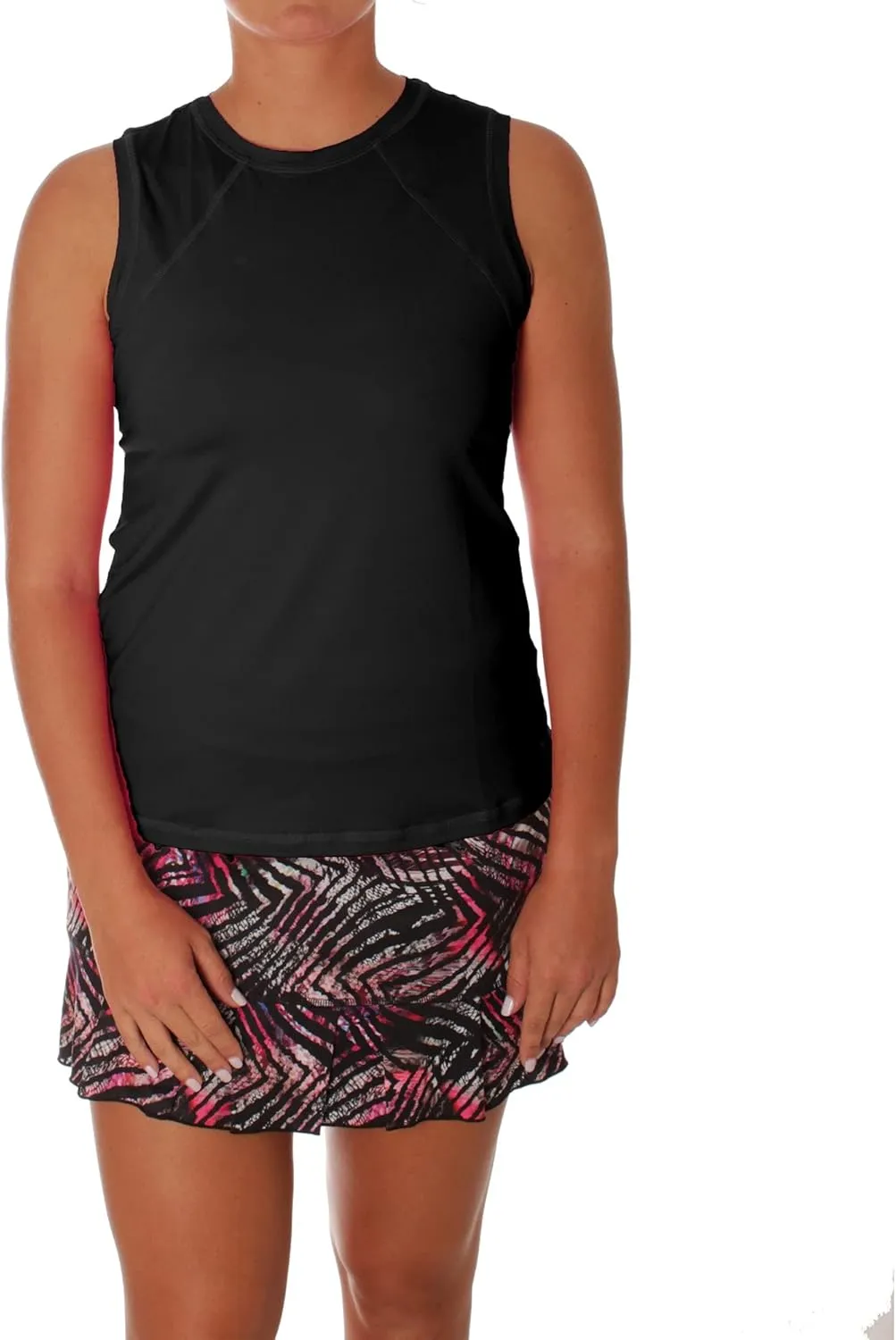 UV Colors Womens Sleeveless Tennis Shirt