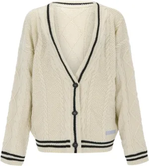 Vintage Knit Cardigan Sweater Women Oversize Star Embroidery Cardigan Folklore Knitted Sweater