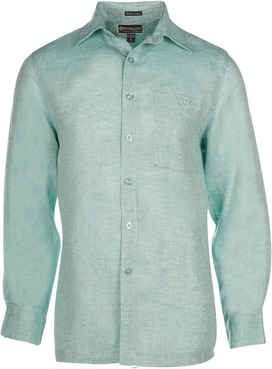 Weekender Men's Pavillion Linen LS Shirt