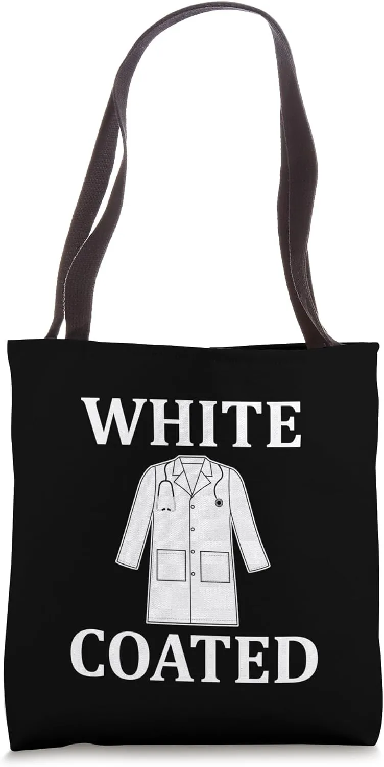 White Coated Medical Students White Coat Ceremony New Doctor Tote Bag