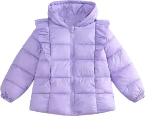 Winter Down Coats for Kids Baby Warm Cotton Hooded Padded Jacket Infant Snowsuit Outerwear