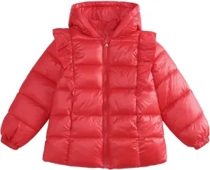 Winter Down Coats for Kids Baby Warm Cotton Hooded Padded Jacket Infant Snowsuit Outerwear