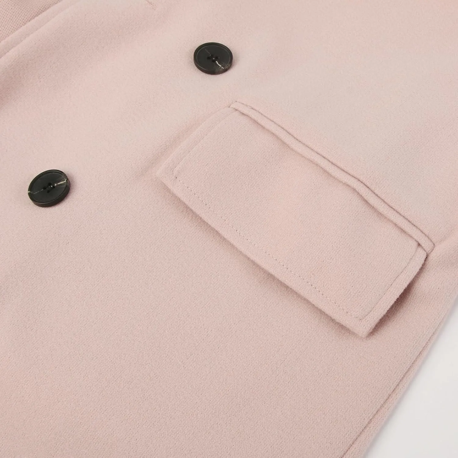 Women Slim Fit Long Overcoat Windbreaker Trench Coat Casual Lapel Open Front Cardigan Long Outwear Winter Warm Jacket