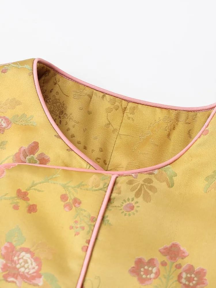 Women's Chinese Style Winter Cotton Padded Jacket, Vintage Coat