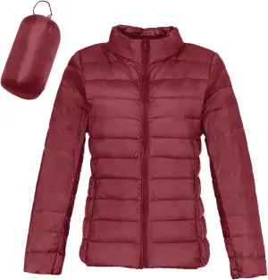 Womens Jackets Winter Down Jacket Women Slim Short Jacket Women's Cropped Quilted Jacket LightWeight Coat Outwear