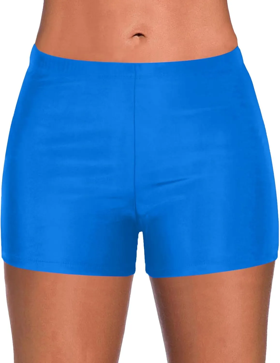 Womens Swim Shorts Solid Tankini Bottoms Swimsuit Bathing Suit Swimming Shorts Boyshort Swimwear
