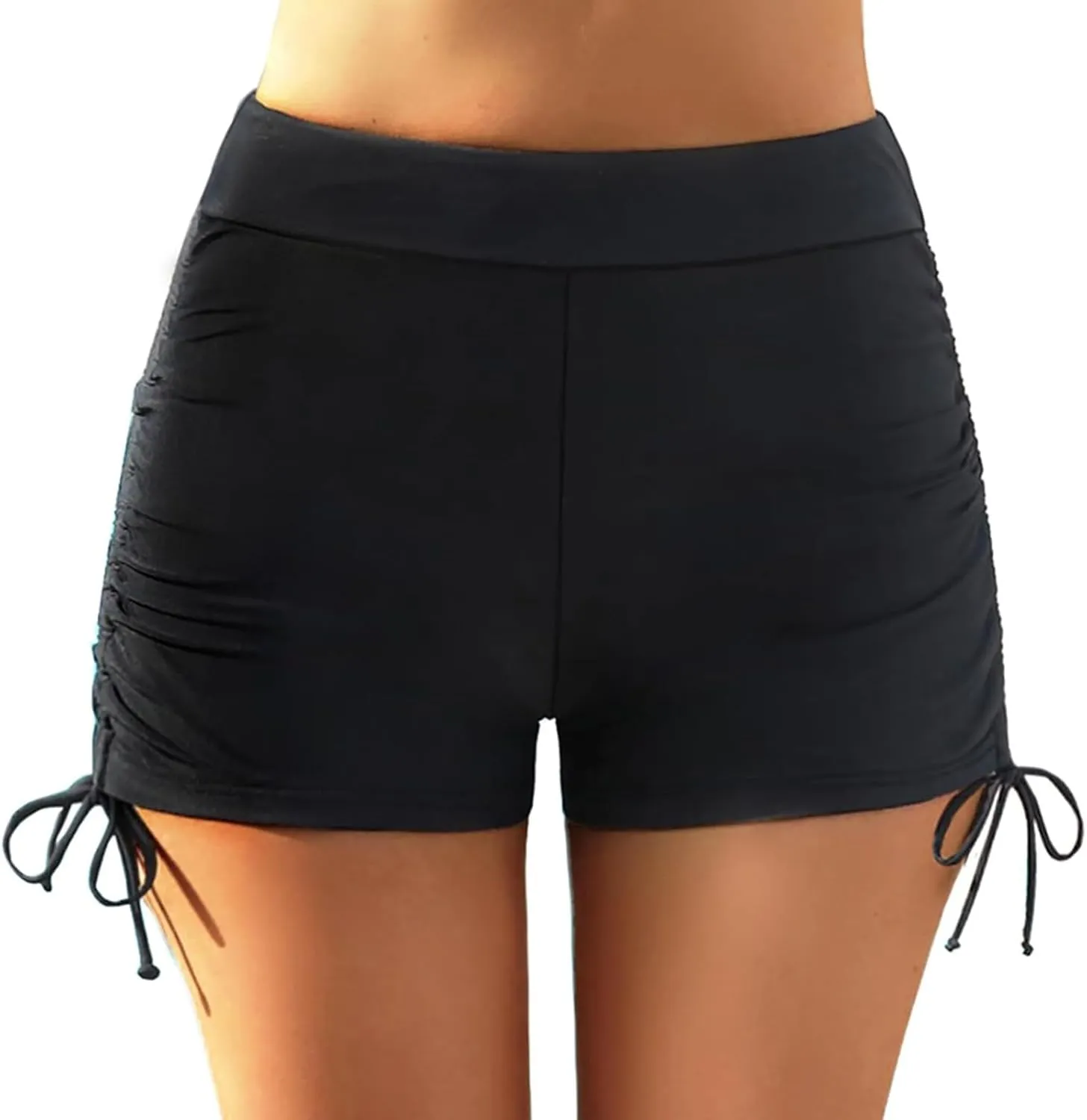 Womens Swim Shorts Solid Tankini Bottoms Swimsuit Bathing Suit Swimming Shorts Boyshort Swimwear