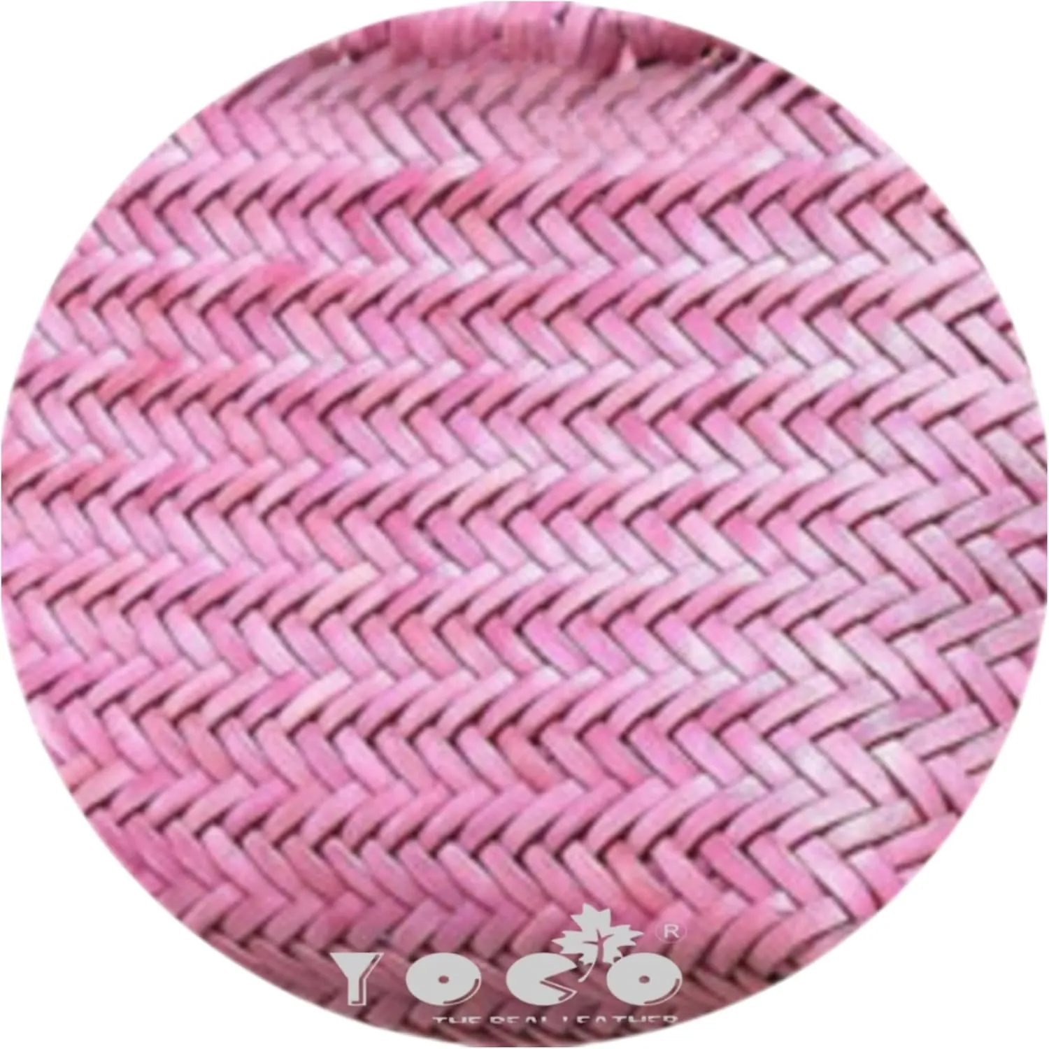 Woven Leather Tote Bag Cannage Pipe Bucket YOCO (Y99880CPB) - Elegant, Compact, and Stylish Handbag for Everyday Use
