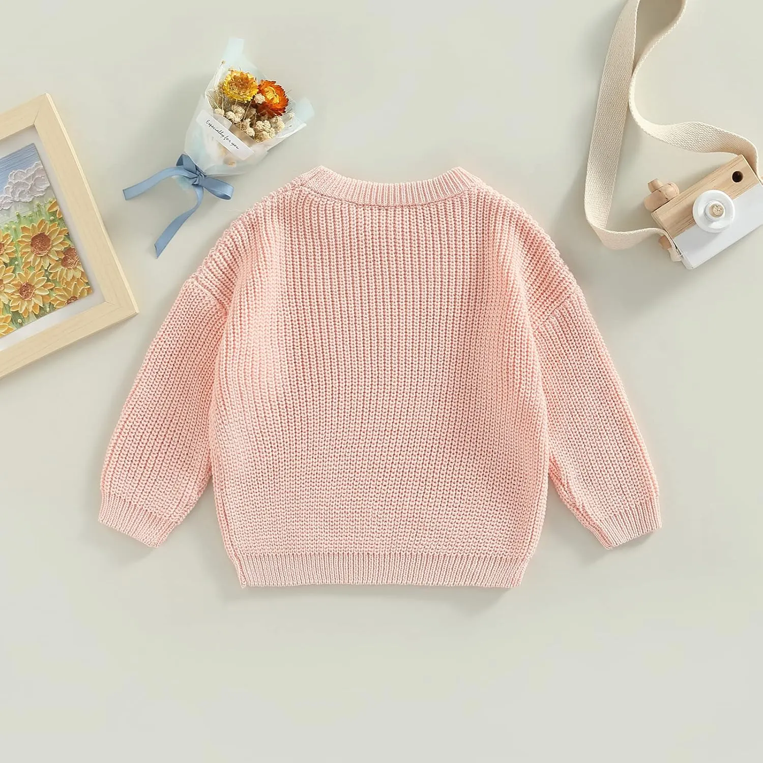 YINGISFITM Toddler Infant Baby Girl Boy Knit Sweater Cable Knitted Sweaters Long Sleeve Sweatshirt Fall Winter Clothes Outfit