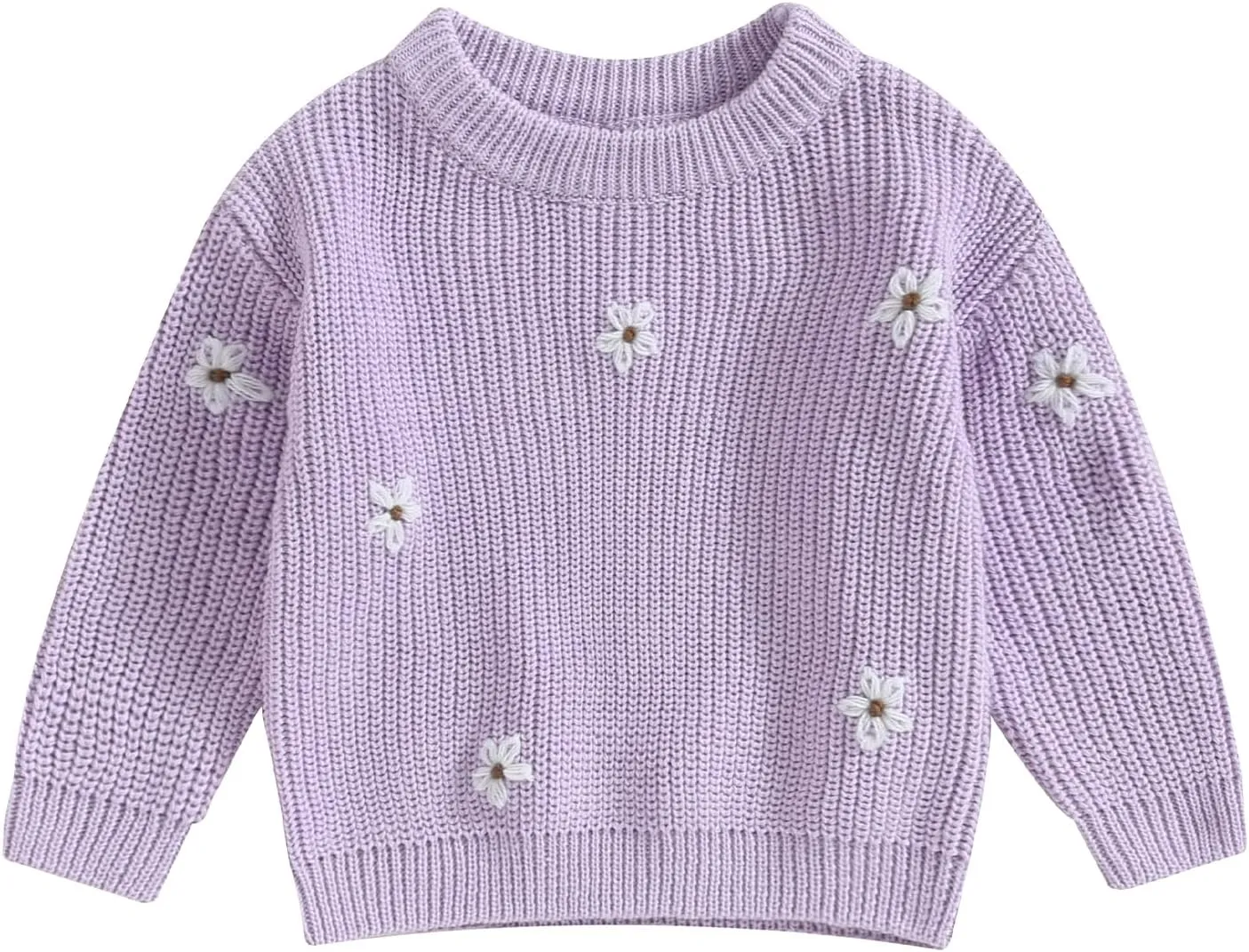 YINGISFITM Toddler Infant Baby Girl Boy Knit Sweater Cable Knitted Sweaters Long Sleeve Sweatshirt Fall Winter Clothes Outfit