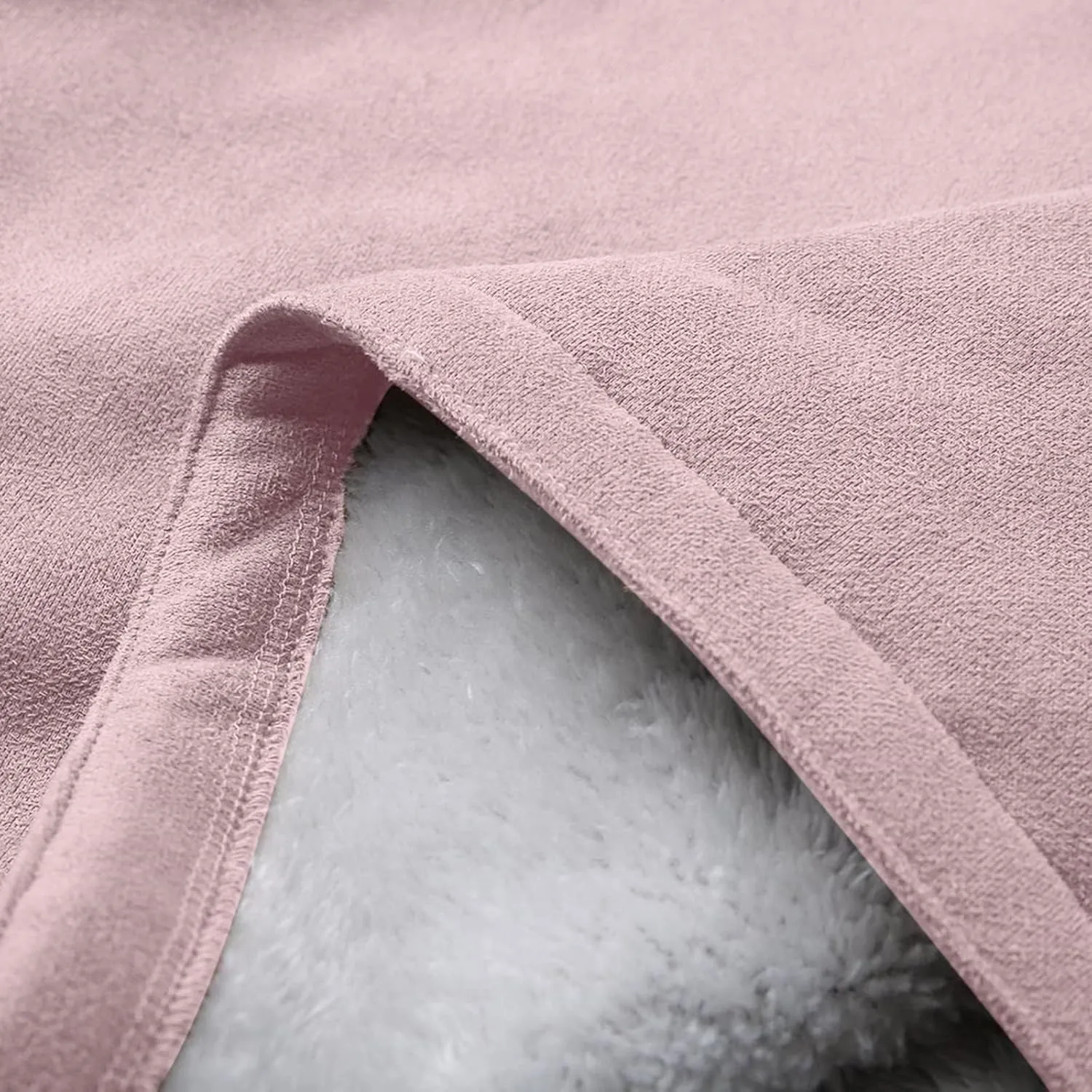 YRAETENM Winter Jackets for Women Plus Size Warm Sherpa Fleece Lined Parka Overcoat Hooded Faux Suede Pea Coat Outerwear