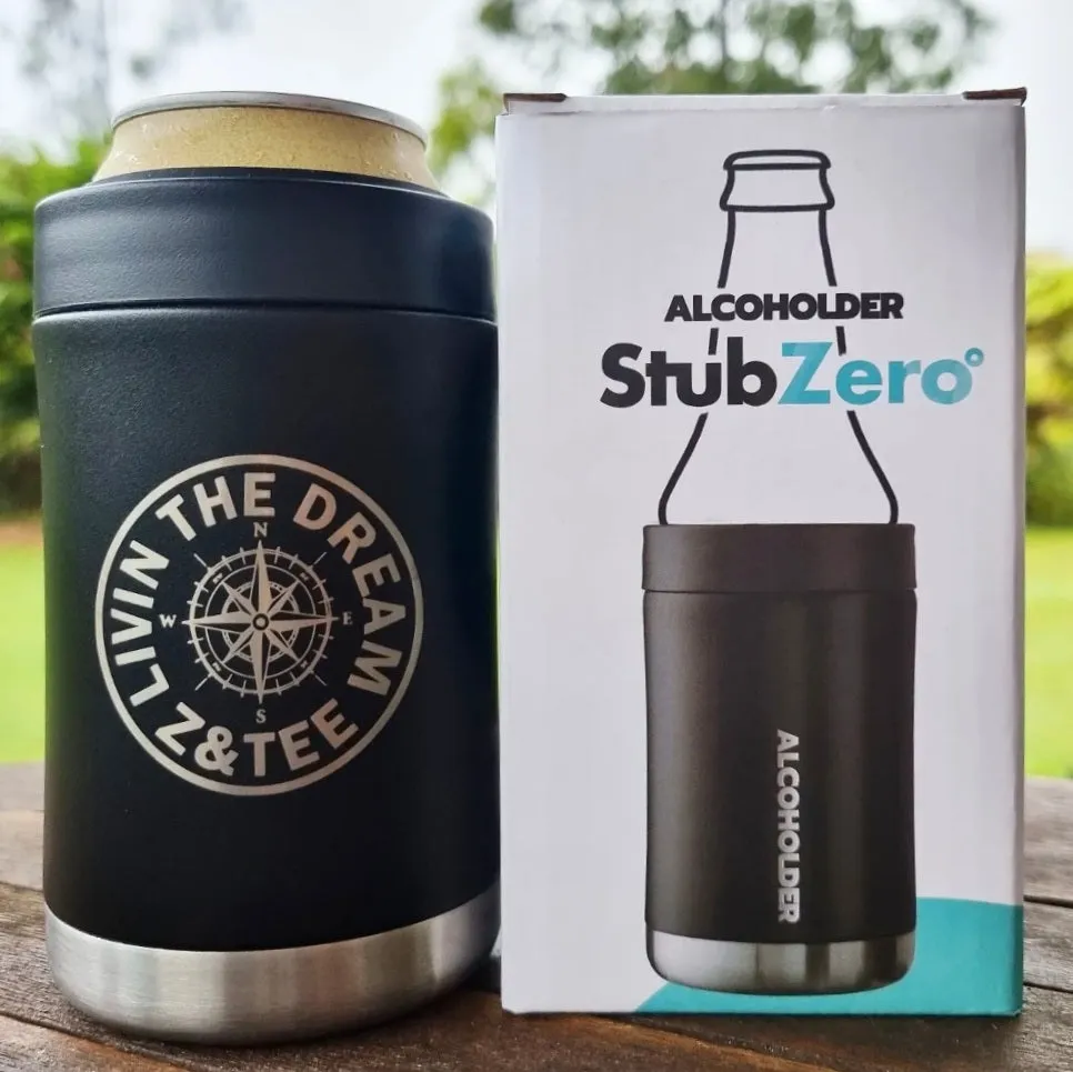 Z&Tee StubZero Stubby Cooler | Matte Black