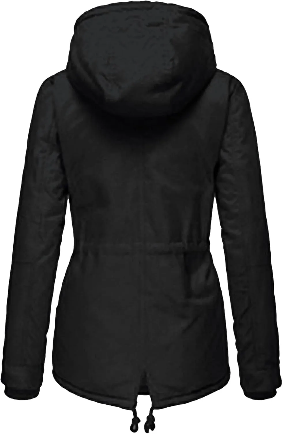 ZBYY Winter Coats for Women Warm Sherpa Fleece Lined Hooded Zip Up Quilted Down Jacket Parka Outwear with Pockets